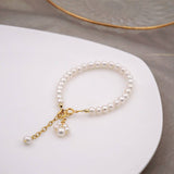 GOLD SIMPLE PEARL BRACELET_CWAJE1685