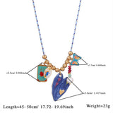 Zircon Cross Tarot Necklace With Natural Stone_Cwmm7523