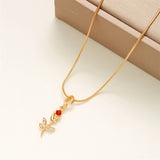 Tulip Diamond 3D Flower Necklace