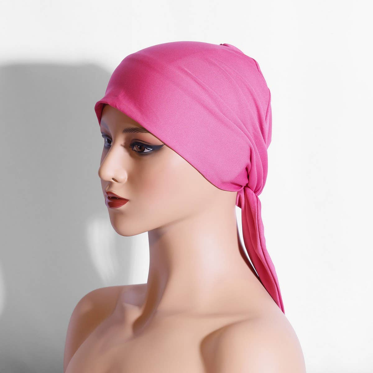 ARC SHAPED TWO TAIL CLASSIC ETHNIC HEADSCARF_CWASC2446