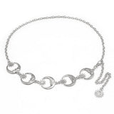 METAL SUNFLOWER WAIST CHAIN BODY CHAIN_CWMM0650