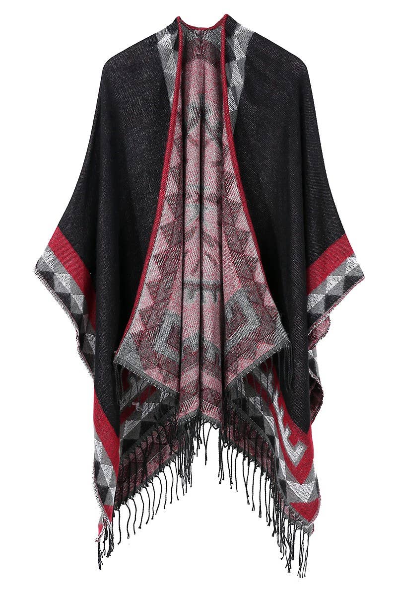 PATTERNED TRENDY FASHION SHAWL WRAP_CWASC0015