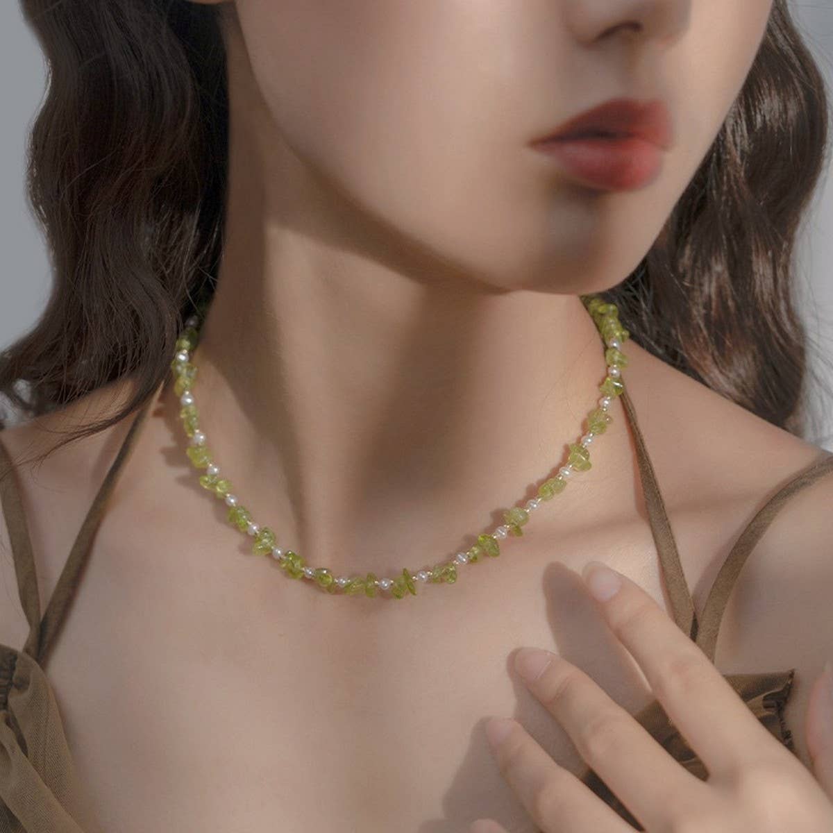 FRESHWATER PEARL VINTAGE IRREGULAR NECKLACE SET_CWAJE1686