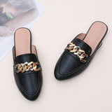 FLAT BOTTOM MULES WITHOUT HEEL_CWSHF0035