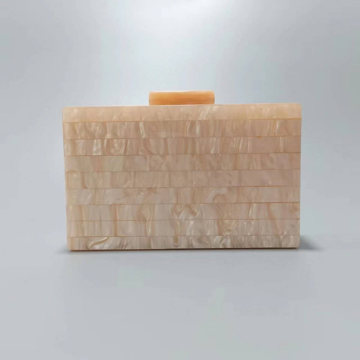 New Striped Pearl Acrylic Crossbody Evening Clutch_Cwab5986