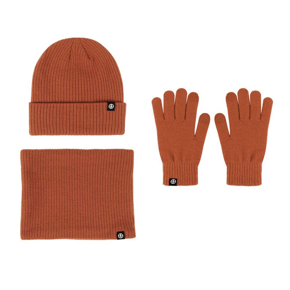 Winter Warm Wool Hat Scarf Gloves Three-Piece Set_Cwmm2774