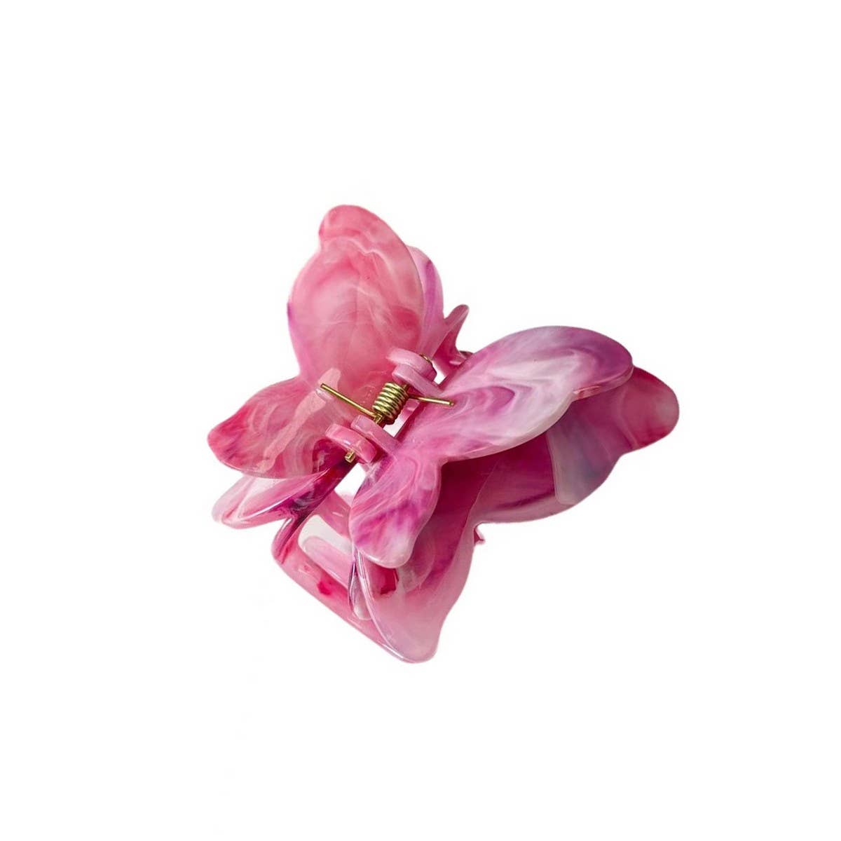 Ink Butterfly Claw Clip Elegant Hair Accessory