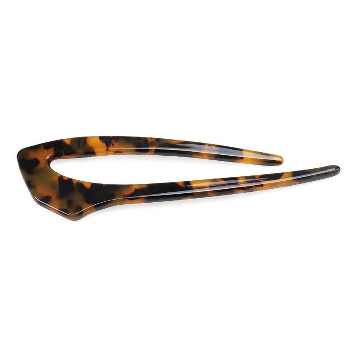 BALL HAIR STYLING FIXER LEOPARD PRINT USHAPED CLIP_CWAHA4213