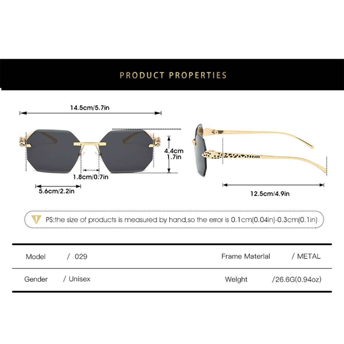 FRAMELESS POLYGONAL FASHION SUNGLASSES_CWASG0525