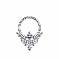 SPARKLY ZIRCON SEAMLESS NOSE HOOP RING_CWMM9536