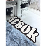 LONG THICK RUNNER RUG SIMPLE ACCENT FOR HOME DECOR_CWMM7404