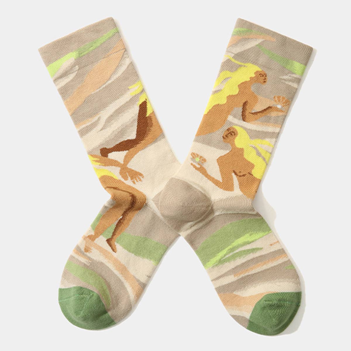 MULTIPLE PATTERNS STREET TRENDY INVISIBLE SOCKS_CWMS0171