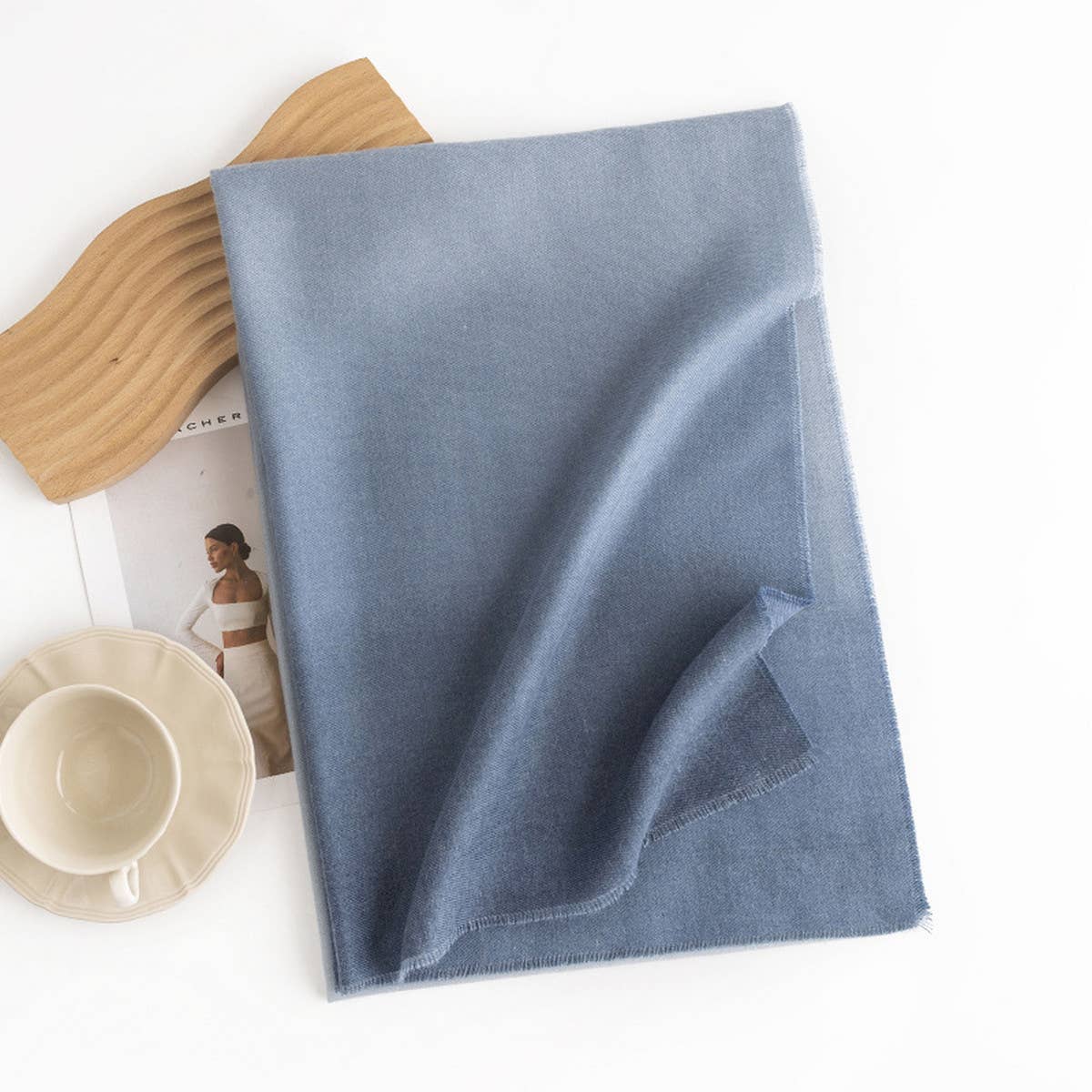 GRADIENT WINTER SCARF WARM STYLISH WRAP_CWASC0437