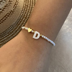 26-Letter Shell Beaded Bracelet_Cwaje4942