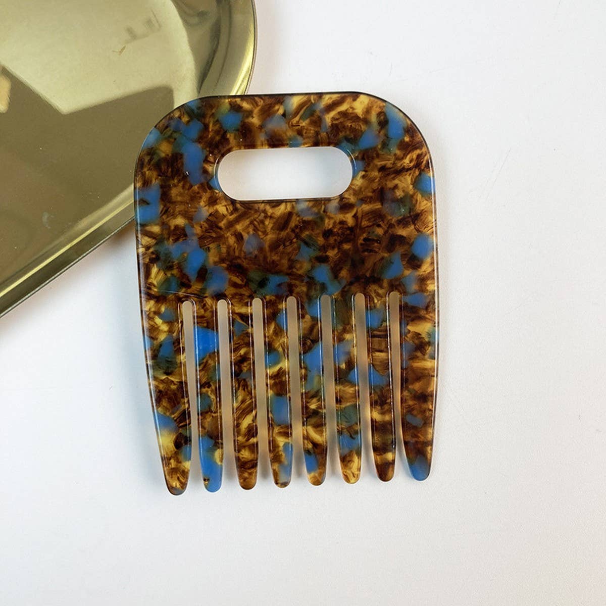 ELEGANT ACETATE HOLLOW HAIR CLIP COMB SET_CWMM6436