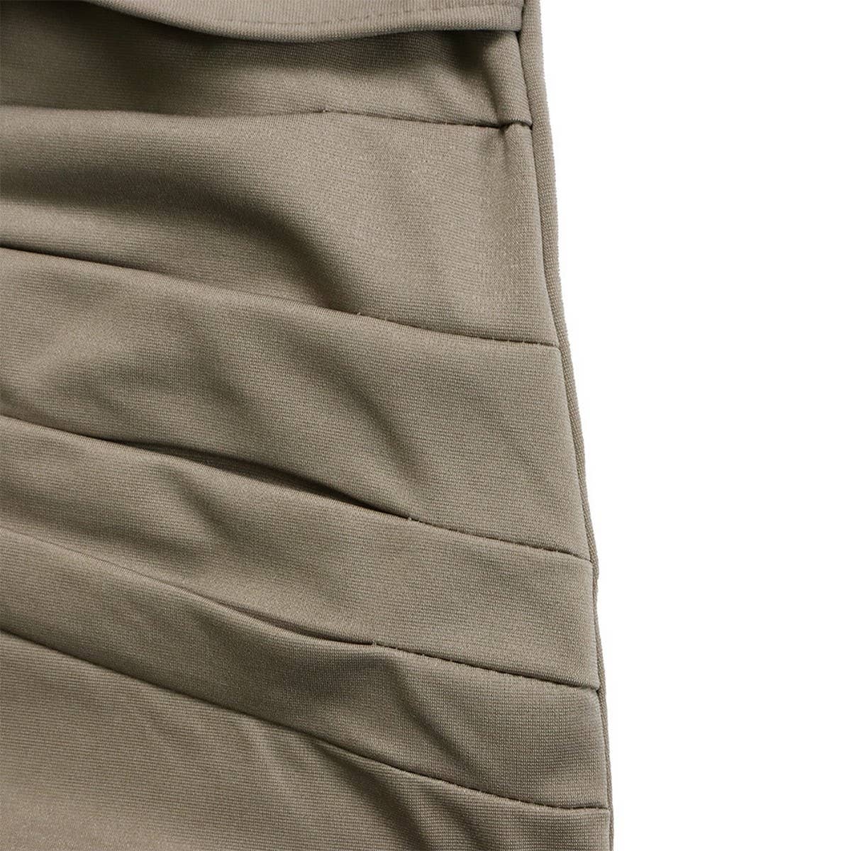 TEMPERAMENT COMMUTING PLEATED TIE DRESS_CWDMD3667