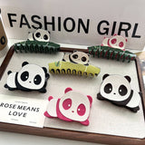 PANDA ACETATE HAIR CLAW CUTE CHINESE STYLE CLIP_CWAHA5750