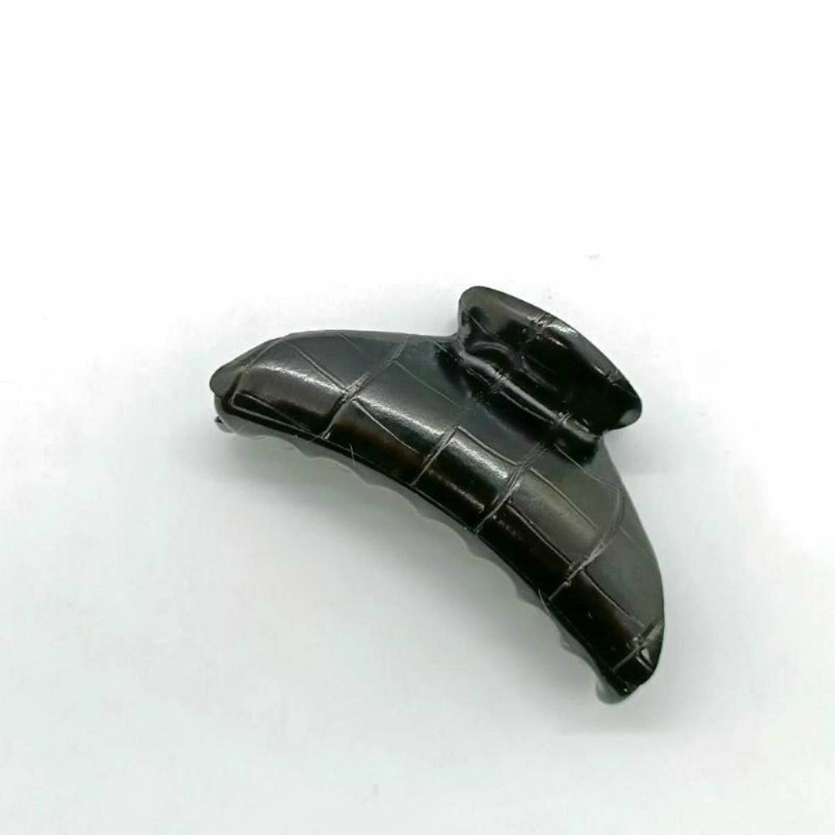 Vintage-Style Croc Pu Hair Claw For Ponytail