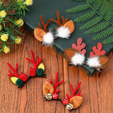 CHRISTMAS CUTE ELK ANTLERS CHILDRENS HAIRPIN_CWAHA2745