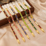 18K STAINLESS STEEL BEAD BRACELET_CWMM3736