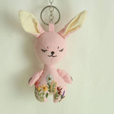 HAND EMBROIDERED CUTE PINK BUNNY PLUSH CHARM_CWMM6011