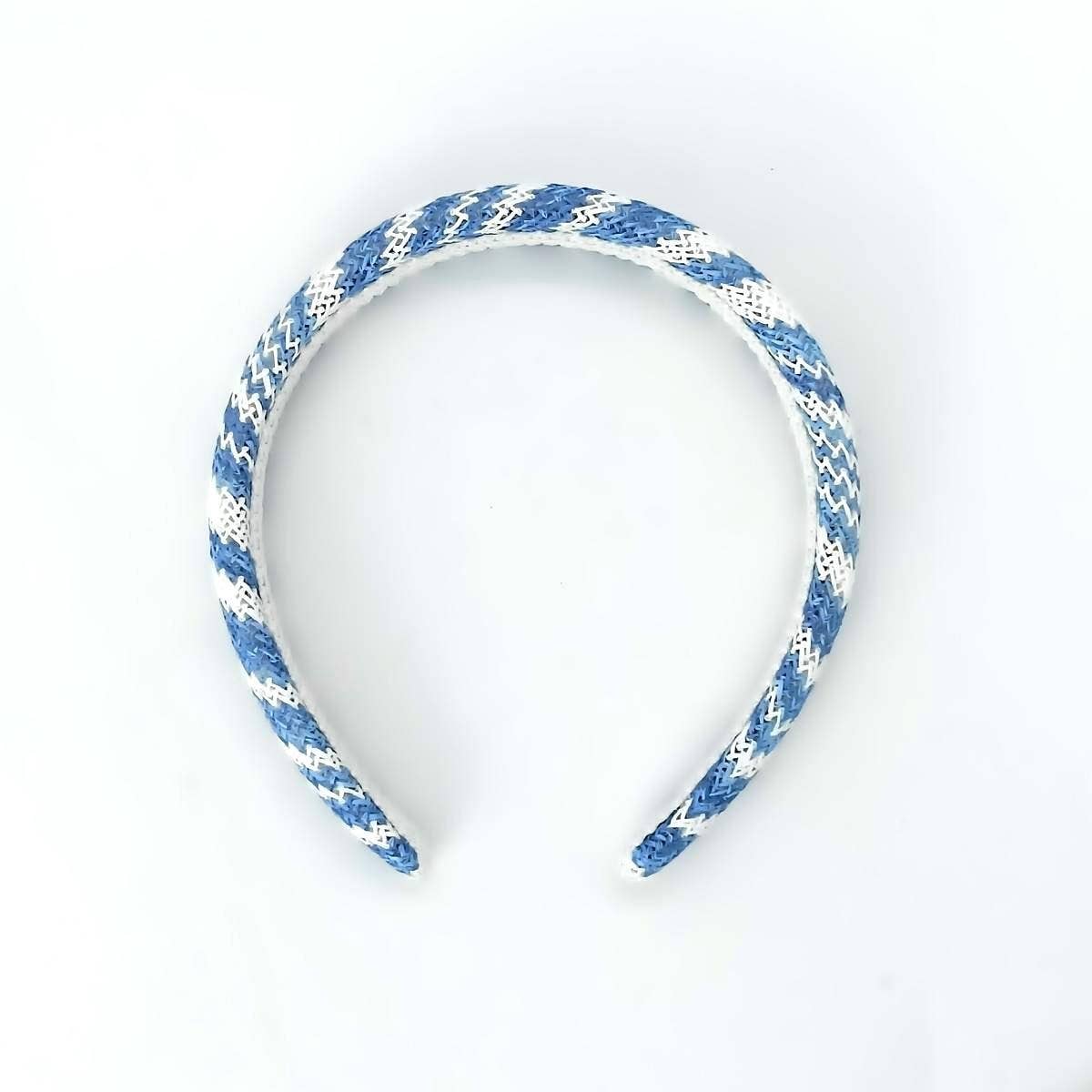 NEW RAFFIA PP STRAW PADDED HIGH CROWN HEADBAND_CWAHA6341