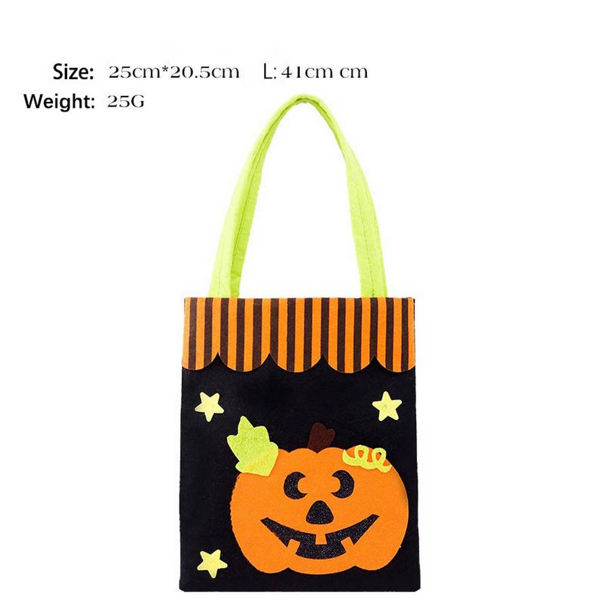 Cute Pumpkin Ghost Nonwoven Gift Bag_Cwmm9923