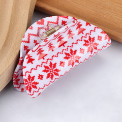 CHRISTMAS ACETATE HAIR CLAW CUTE FESTIVE STYLE_CWAHA0323