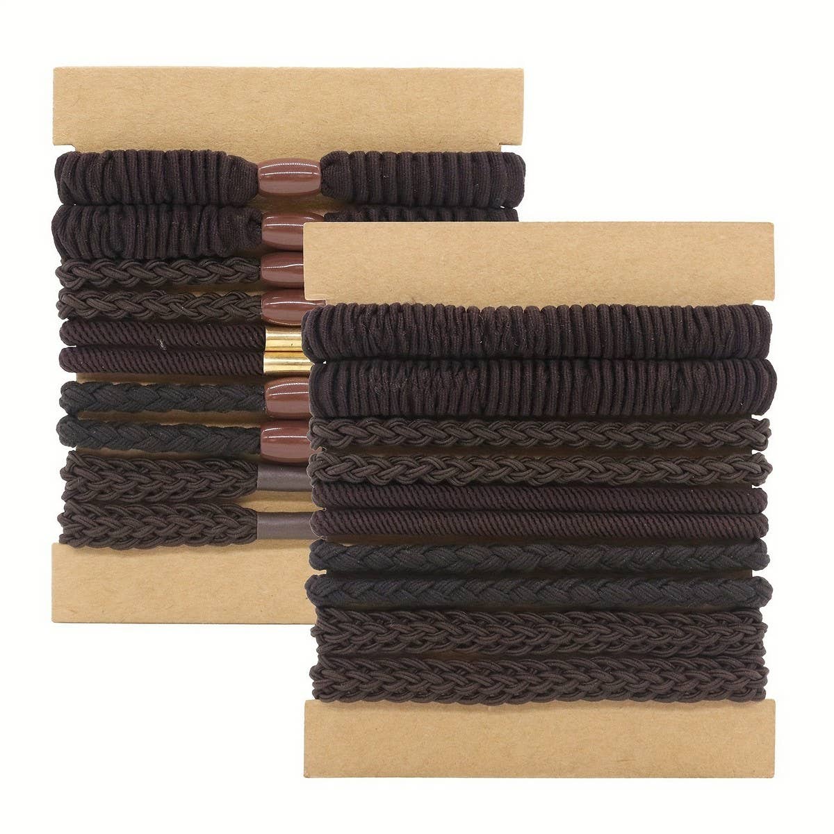 HIGH ELASTIC PONYTAIL CARD SET HAIR RING_CWAHA2720