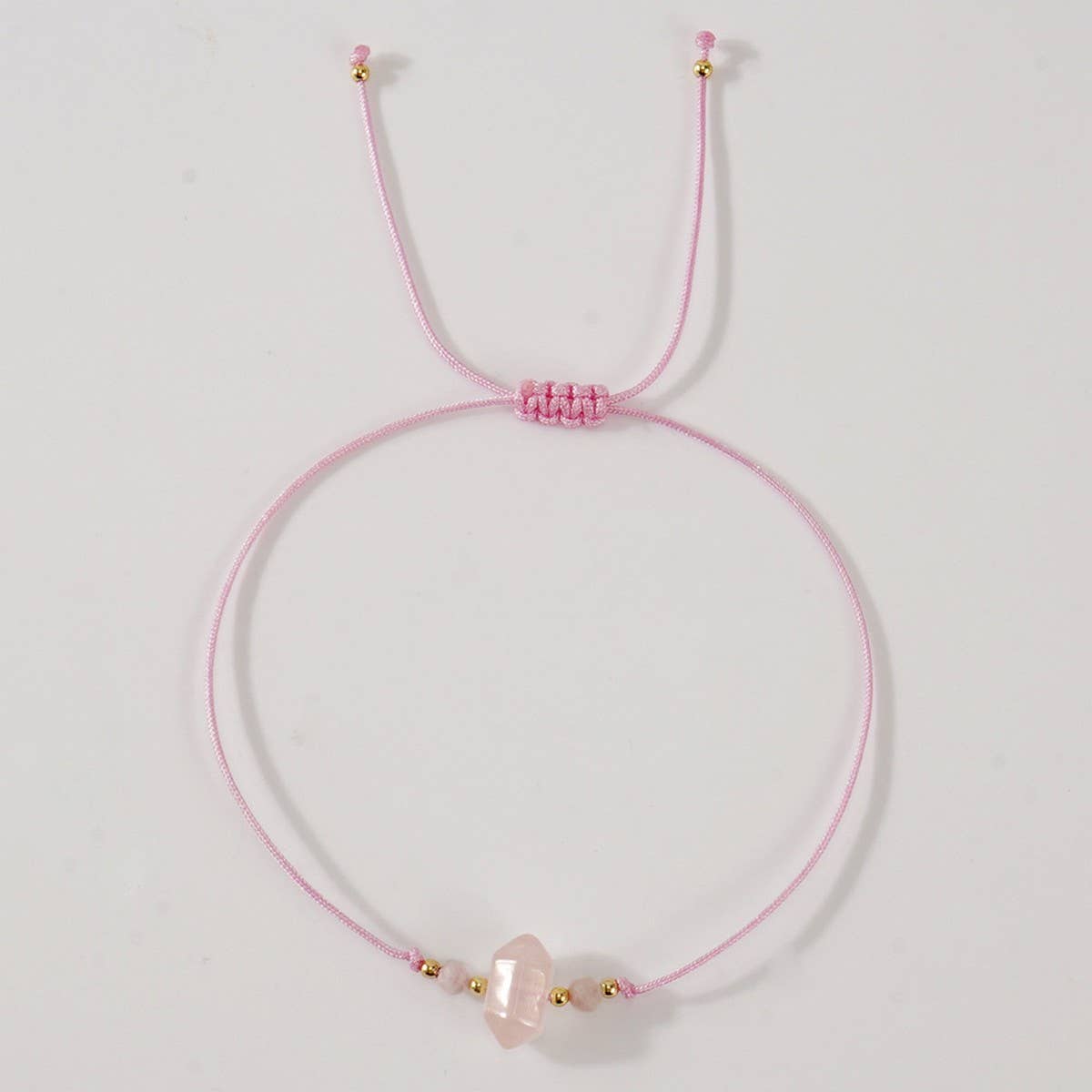 AMETHYST SEMI PRECIOUS GEMSTONE BRACELET_CWAB4642