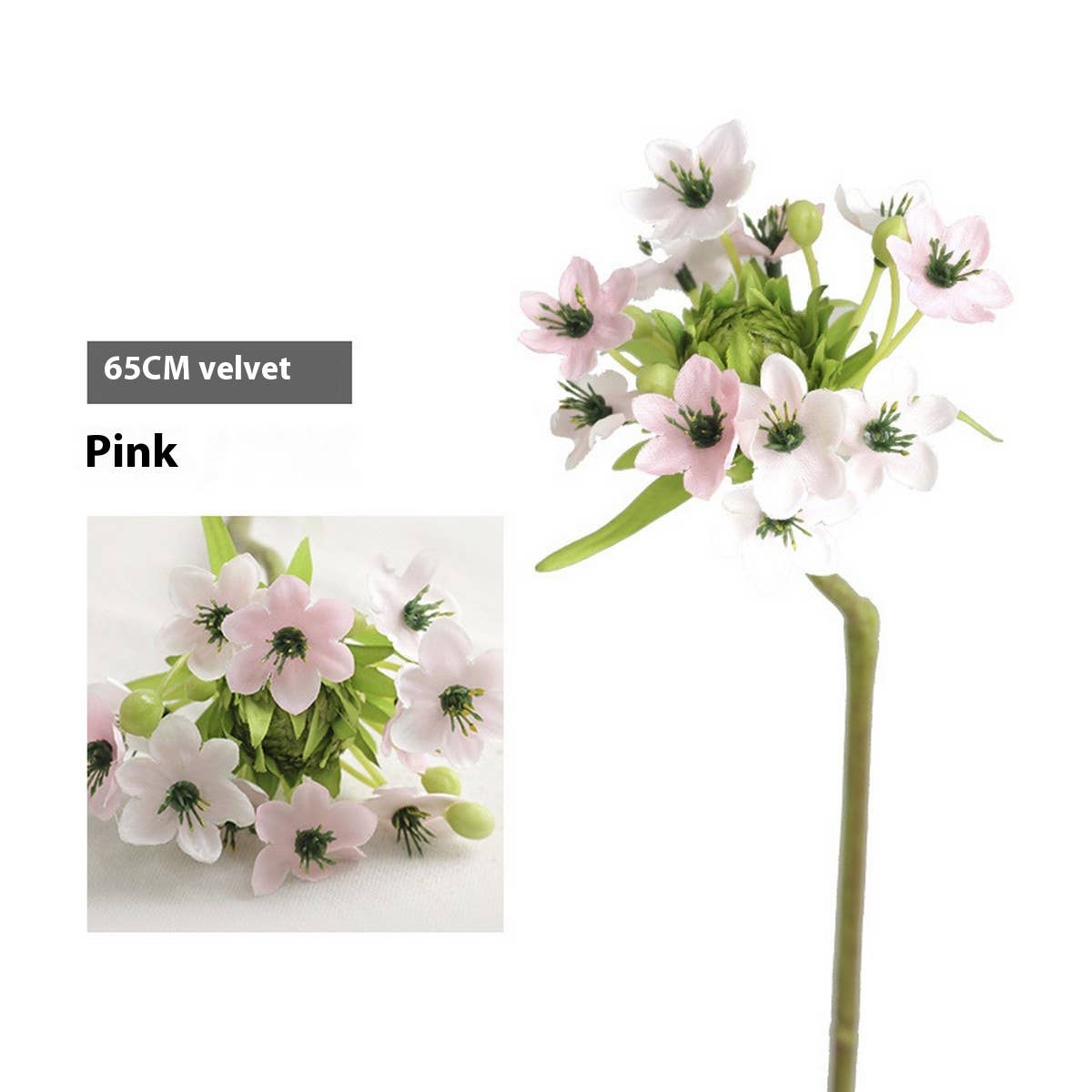 Velvet Artificial Fresh Bouquet Handheld Flower_Cwmm6470