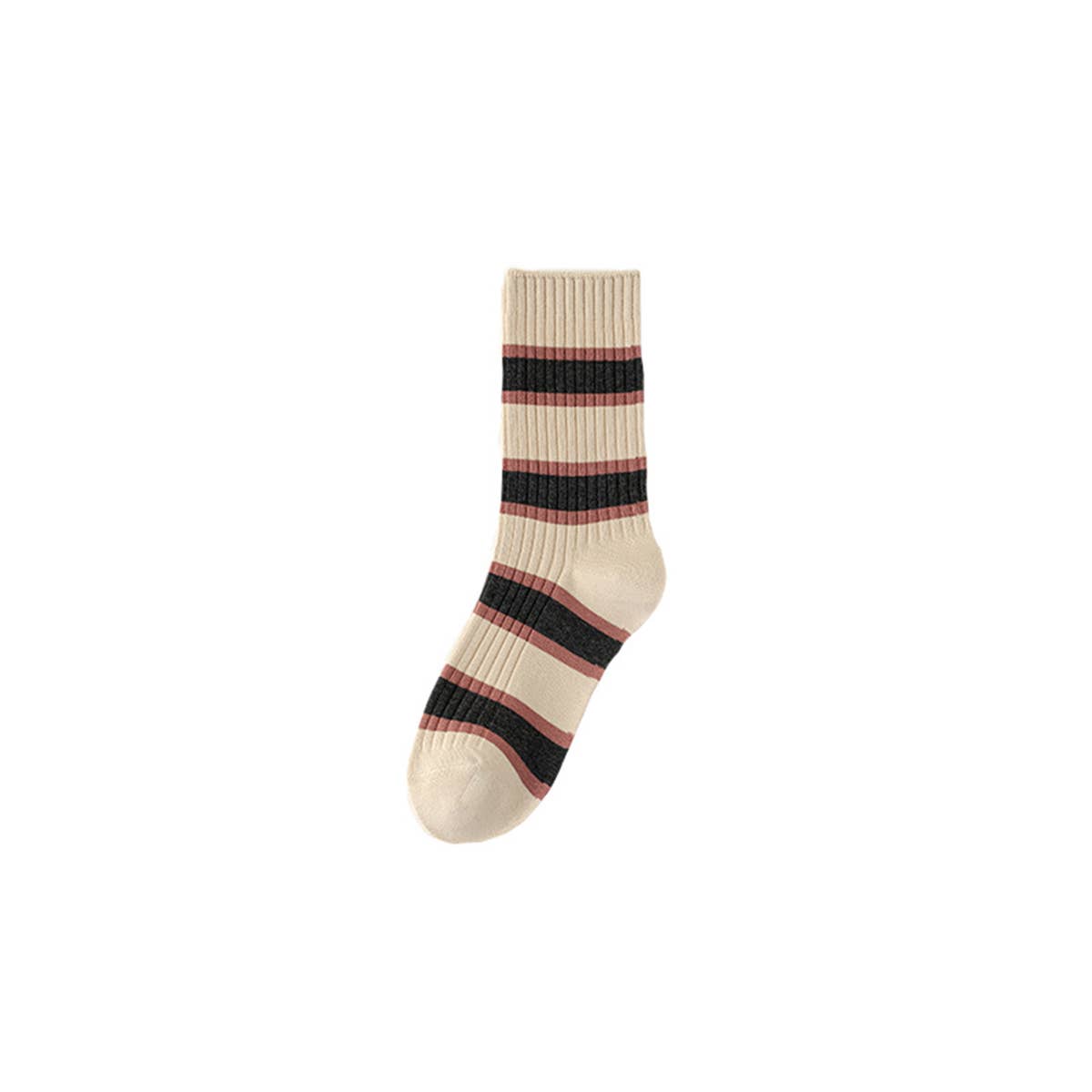 Double Knit Cotton Slouchy Crew Socks_Cwms03330