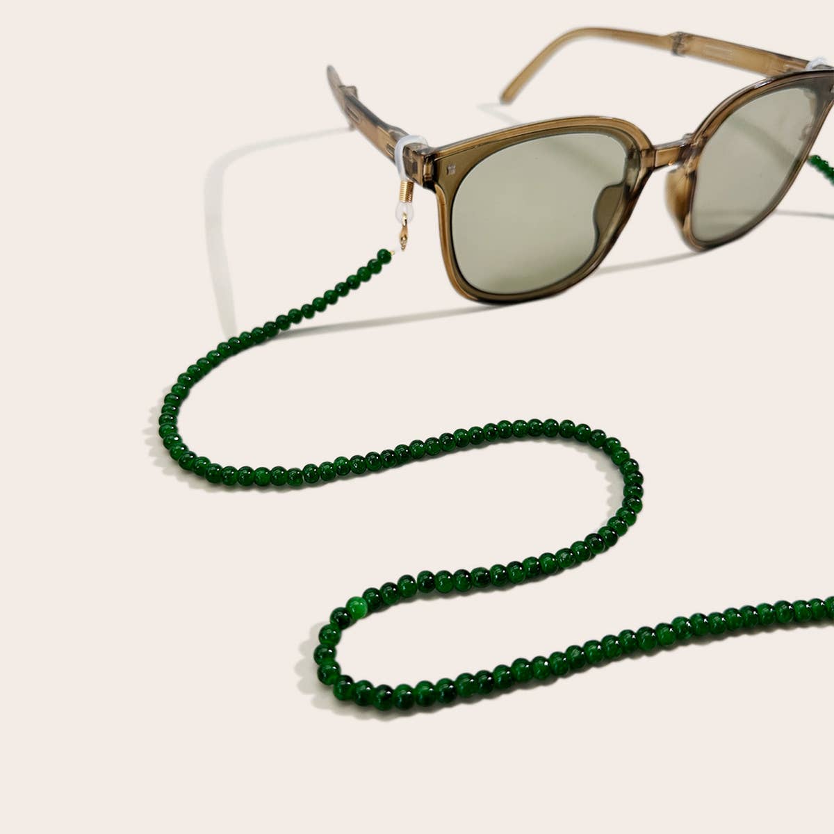 STYLISH HANDMADE BEADED GLASS GLASSES LANYARD_CWMM1152