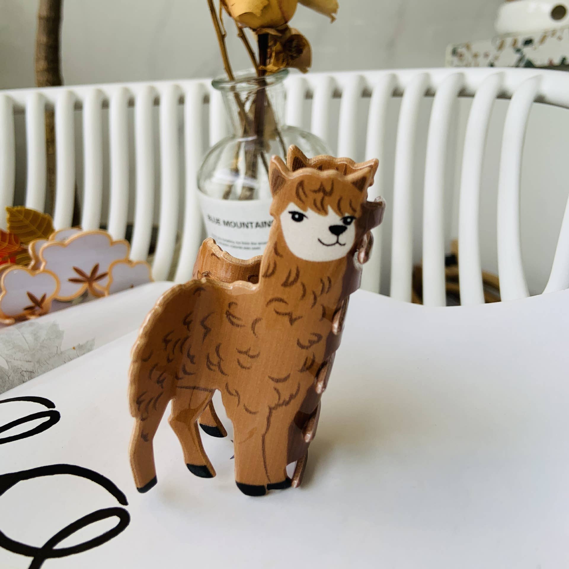 ACRYLIC ANIMAL HAIR CLAW CLIP FARM FALL THEME_CWASC1582