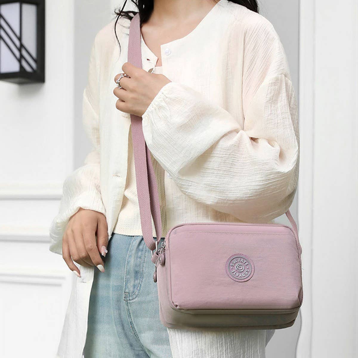 Multi-Layered Women'S Shoulder And Crossbody Bag_Cwab3451