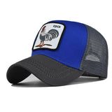 NEW ANIMAL EMBROIDERED BREATHABLE MESH TRUCKER HAT_CWAH1357