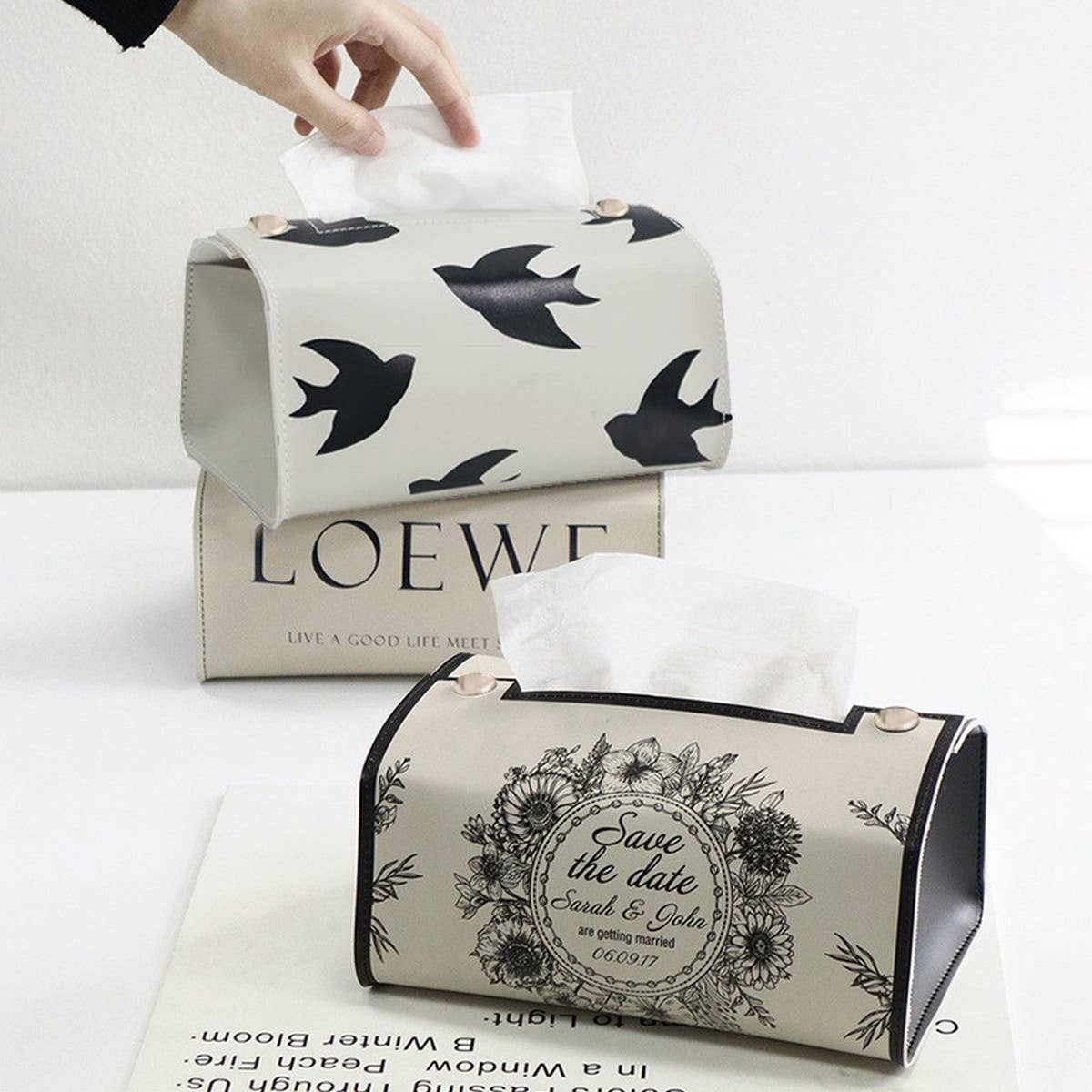 CREATIVE HOME KITCHEN WATERPROOF TISSUE BOX_CWMM2239