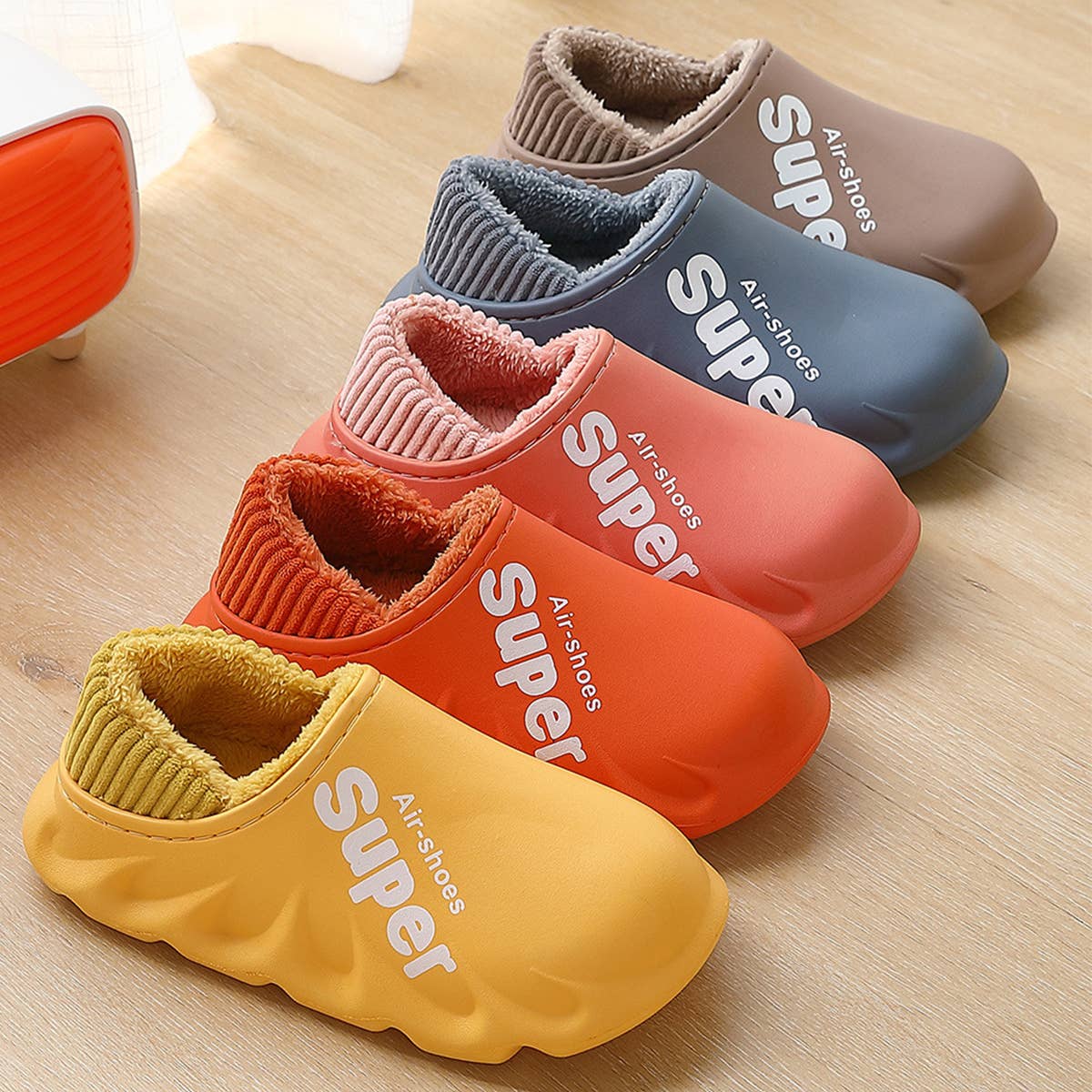 Winter Waterproof Cotton Slippers Warm House Shoes