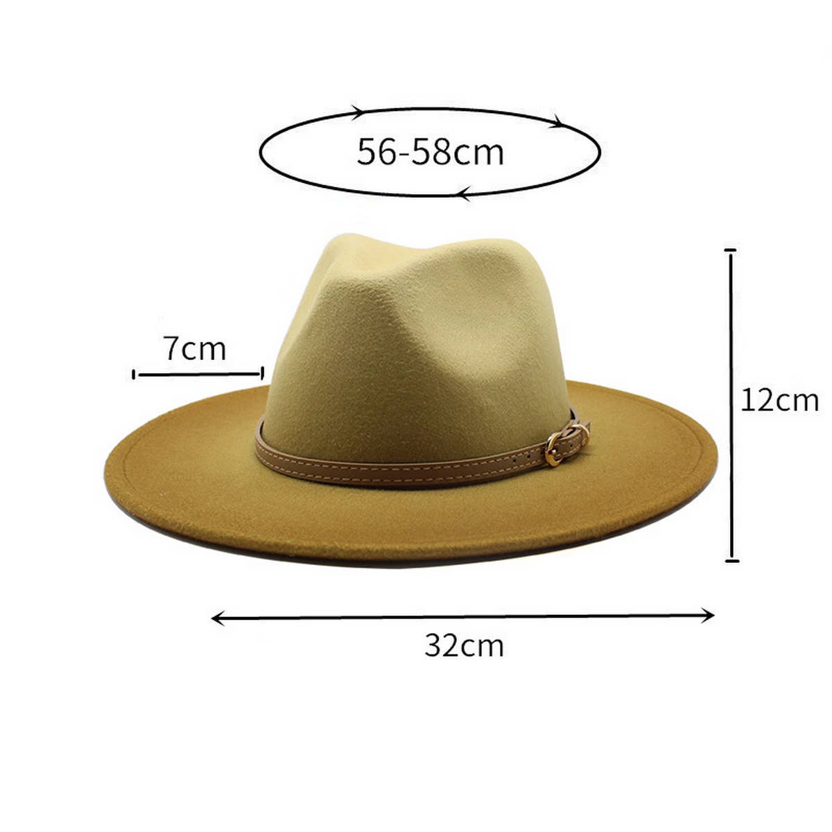 FASHION GRADIENT JAZZ FEDORA_CWAH0806