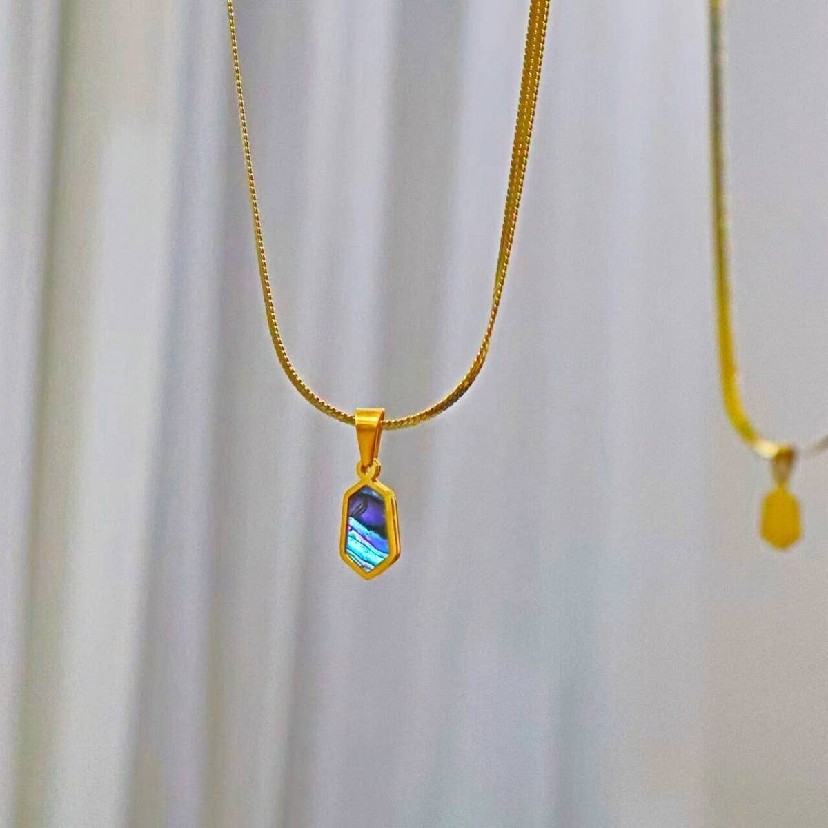 FRENCH VINTAGE HANDMADE CLAVICLE CHAIN_CWAJE1581