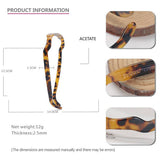 SQUARE SUNGLASSES SUNGLASSES HEADBAND HAIRPIN_CWAHA4339