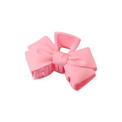 Cwaha07452_Korean Bow Hair Claw Clip For Women Updo