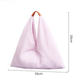 SIMPLE PORTABLE TRIANGLE SHOULDER BAG_CWAB2005