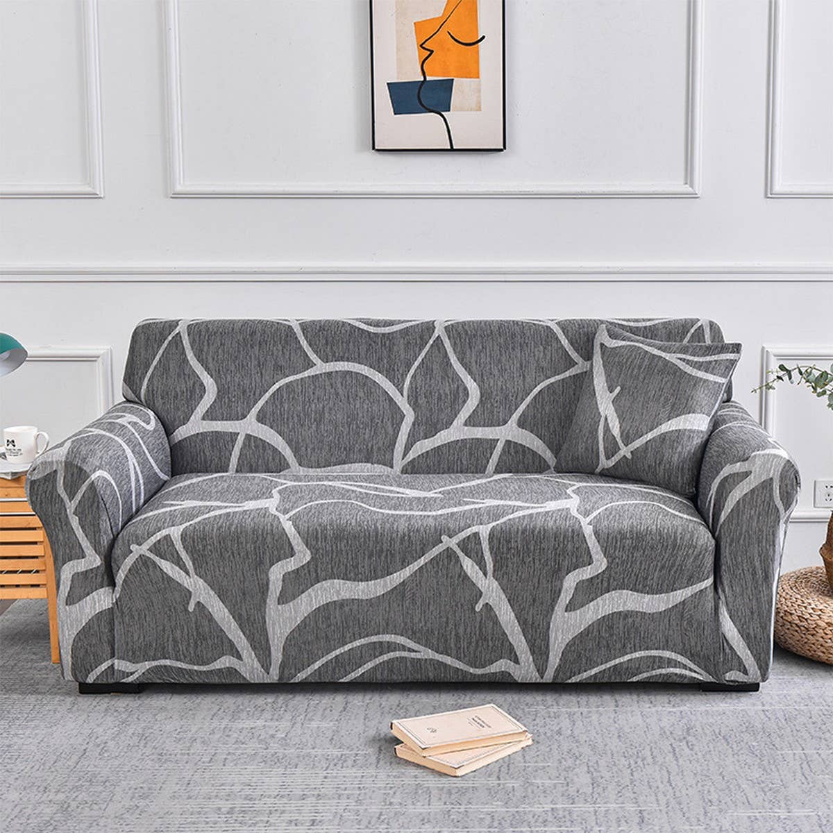 PRINTED MILK SILK SOFA COVER STRETCH FULL FIT_CWMM8325