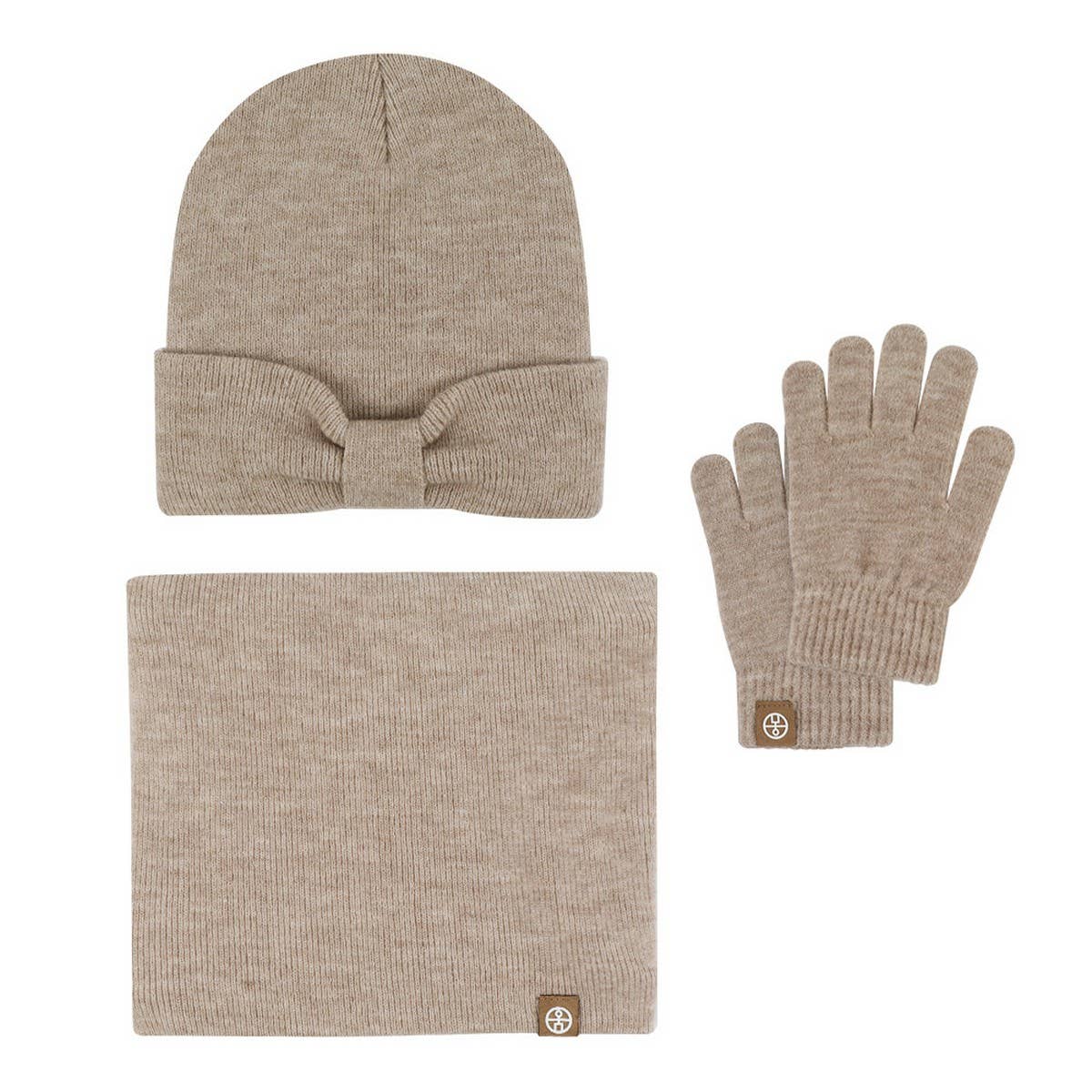 AUTUMN AND WINTER BOW CHILDRENS THREE PIECE SUIT_CWMM2780