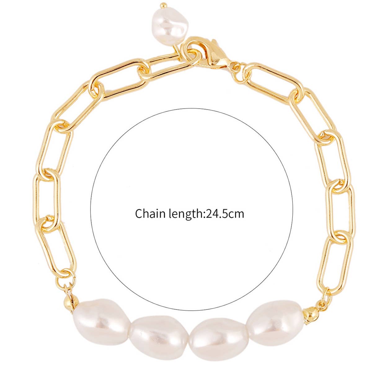 PEARL CHARM BEADED BRACELET_CWAJE0454