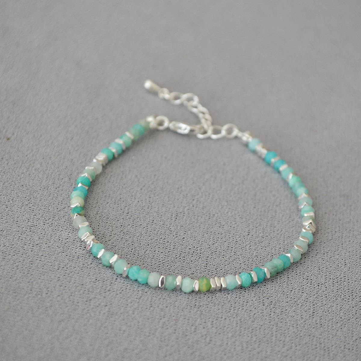 Tourmaline Pearl Hand-Beaded Bracelet