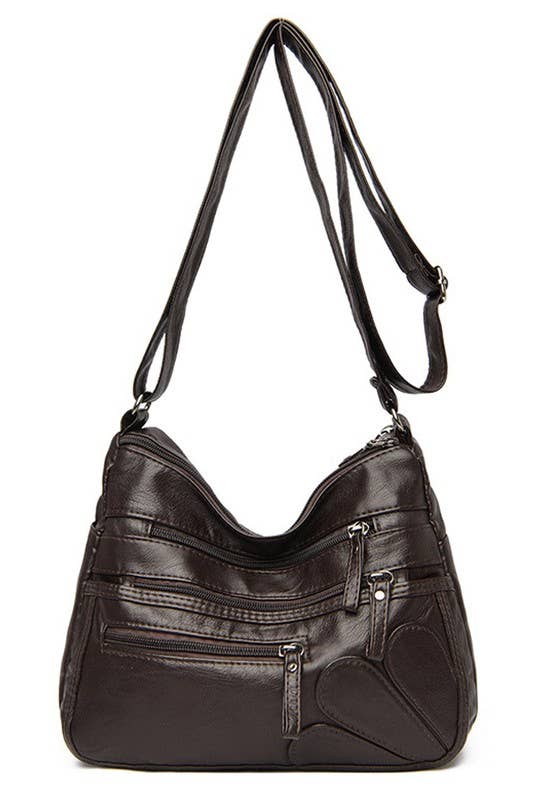Washed Leather Cross Border Shoulder Bag_Cuab0058