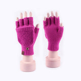 Winter Cold Protection Warm Half Finger Gloves_Cwmm2884