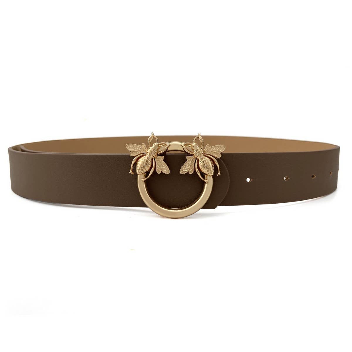 Women Fashion Retro Bees Buckle Belt_Cwabe0151